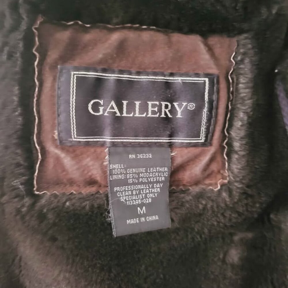 Vintage Victoria's Secret Brown Suede and faux fur coat - Picture 3 of 4